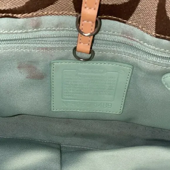 Vintage Coach Signature Fish Purse - Picture 5 of 7